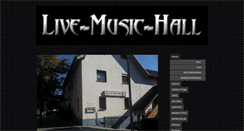 Desktop Screenshot of live-music-hall-weiher.de